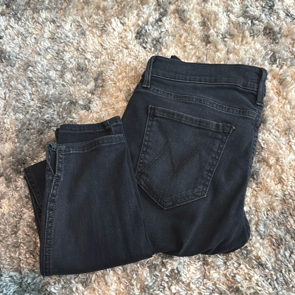 MOTHER “The Vamp” split hem jeans